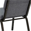 Flash Furniture Hercules Church Stacking Guest Chair in Gray