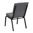 Flash Furniture Hercules Church Stacking Guest Chair in Gray