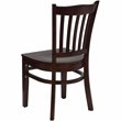 Flash Furniture Hercules Series Restaurant Dining Chair in Mahogany