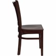Flash Furniture Hercules Series Restaurant Dining Chair in Mahogany
