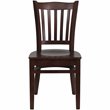 Flash Furniture Hercules Series Restaurant Dining Chair in Mahogany
