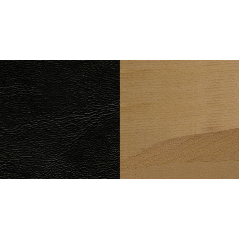 Flash Furniture Hercules Vertical Slat Back Dining Chair in Black