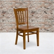 Flash Furniture Wood Restaurant Dining Chair in Cherry