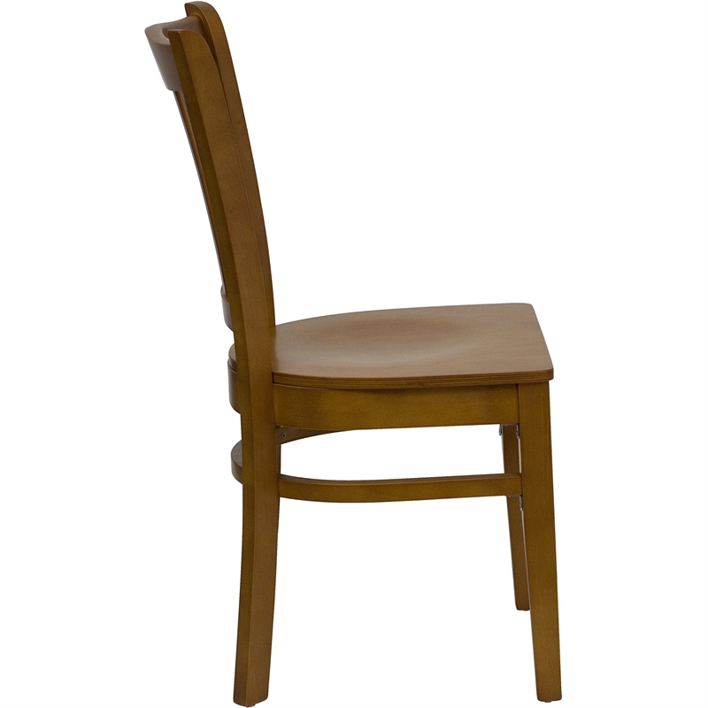 Flash Furniture Wood Restaurant Dining Chair in Cherry
