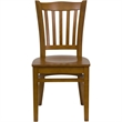 Flash Furniture Wood Restaurant Dining Chair in Cherry