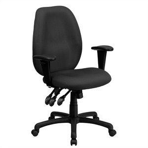 flash furniture multi functional ergonomic upholstered office swivel chair