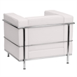 Flash Furniture Hercules Regal Leather Chair in White