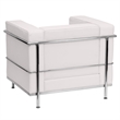 Flash Furniture Hercules Regal Leather Chair in White