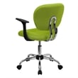 Flash Furniture Mid-Back Office Swivel Chair In Apple Green