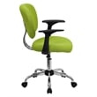 Flash Furniture Mid-Back Office Swivel Chair In Apple Green