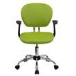 Flash Furniture Mid-Back Office Swivel Chair In Apple Green