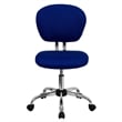 Flash Furniture Mid-Back Mesh Office Swivel Chair in Blue