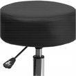 Flash Furniture Medical Ergonomic Stool Black and Chrome