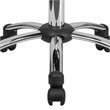 Flash Furniture Medical Ergonomic Stool Black and Chrome