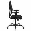 Flash Furniture Hercules Mesh Office Chair with Arms in Black