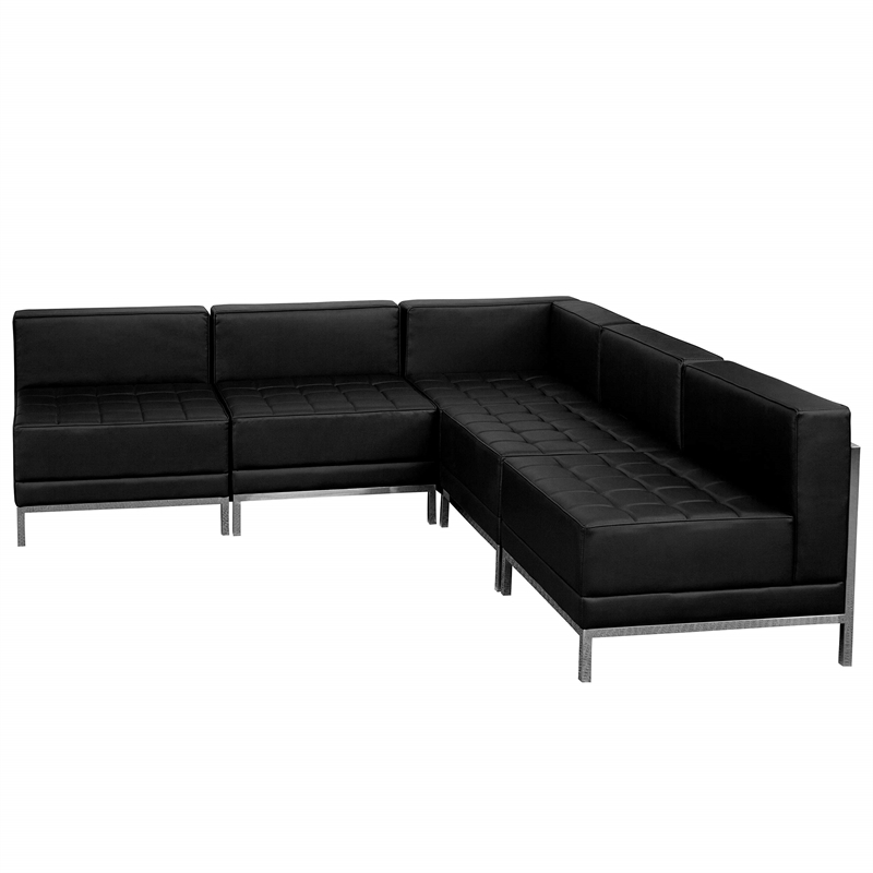 Flash Furniture Hercules Imagination Sectional Configuration in Black