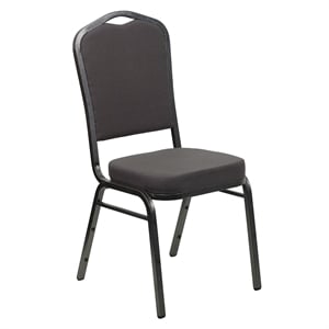Flash Furniture Hercules Banquet Stacking Chair in Gray