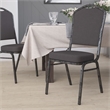 Flash Furniture Hercules Banquet Stacking Chair in Gray