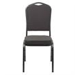 Flash Furniture Hercules Banquet Stacking Chair in Gray