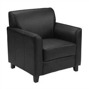 flash furniture hercules diplomat leather reception arm chair