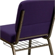 Flash Furniture Hercules Church Guest Chair in Royal Purple