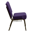 Flash Furniture Hercules Church Guest Chair in Royal Purple