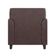Flash Furniture Hercules Diplomat Leather Chair in Brown