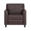 Flash Furniture Hercules Diplomat Leather Chair in Brown