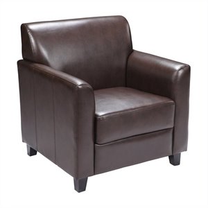 flash furniture hercules diplomat leather reception arm chair