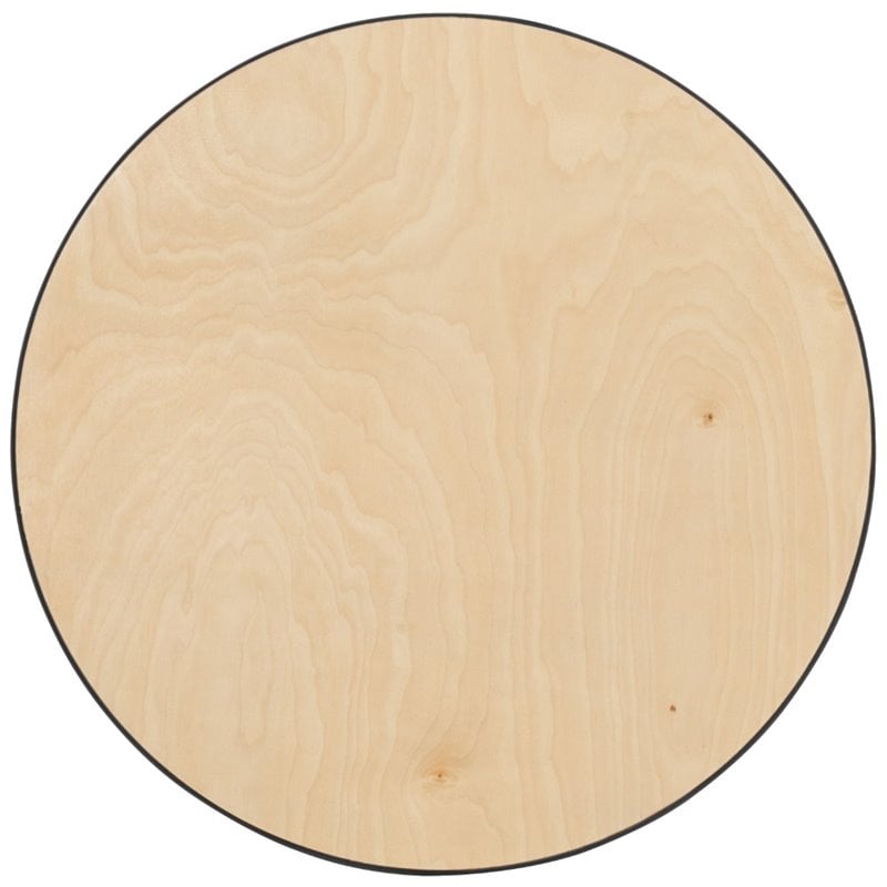 flash furniture round wood cocktail table