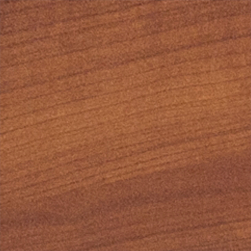 Flash Furniture Glass Top Computer Desk in Cherry and Silver