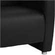 Flash Furniture Hercules Majesty Leather Chair in Black and Cherry