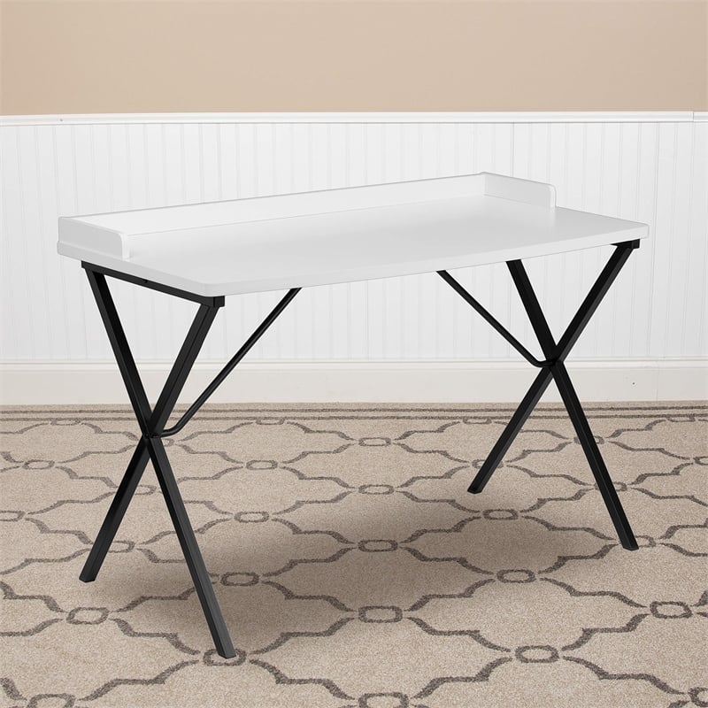 Flash Furniture Writing Desk in Black