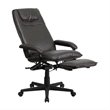 Flash Furniture High Back Leather Reclining Office Chair in Brown