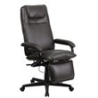 Flash Furniture High Back Leather Reclining Office Chair in Brown