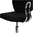 Flash Furniture Mid-Back Mesh Office Swivel Chair in Black and Chrome
