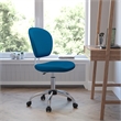 Flash Furniture Mid-Back Mesh Office Swivel Chair in Turquoise