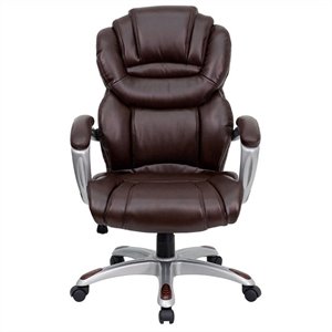 Flash Furniture High Back Office Chair in Brown