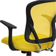 Flash Furniture Mid Back Mesh Office Chair in Yellow