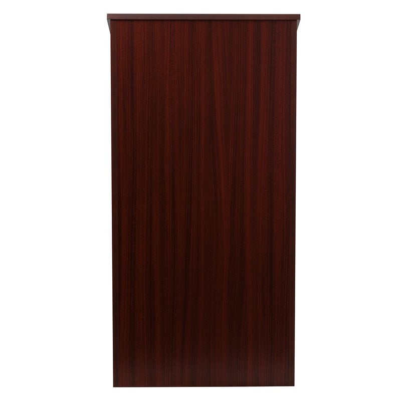 Flash Furniture Stand-up Lectern in Mahogany