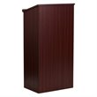 Flash Furniture Stand-up Lectern in Mahogany