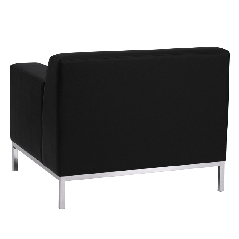 Flash Furniture Hercules Definity Series Contemporary Sofa in Black