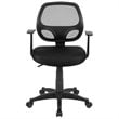 Flash Furniture Mid-Back Mesh Computer Office Chair in Black