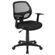 Flash Furniture Mid-Back Mesh Computer Office Chair in Black