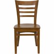 Flash Furniture Hercules Ladder Back Restaurant Dining Chair in Cherry