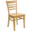 Flash Furniture Hercules Series Restaurant Dining Chair in Natural