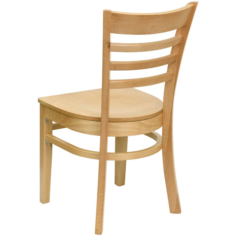 Flash Furniture Hercules Series Restaurant Dining Chair in Natural