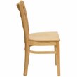 Flash Furniture Hercules Series Restaurant Dining Chair in Natural