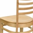 Flash Furniture Hercules Series Restaurant Dining Chair in Natural