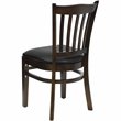 Flash Furniture Hercules Series Restaurant Dining Chair in Black Seat
